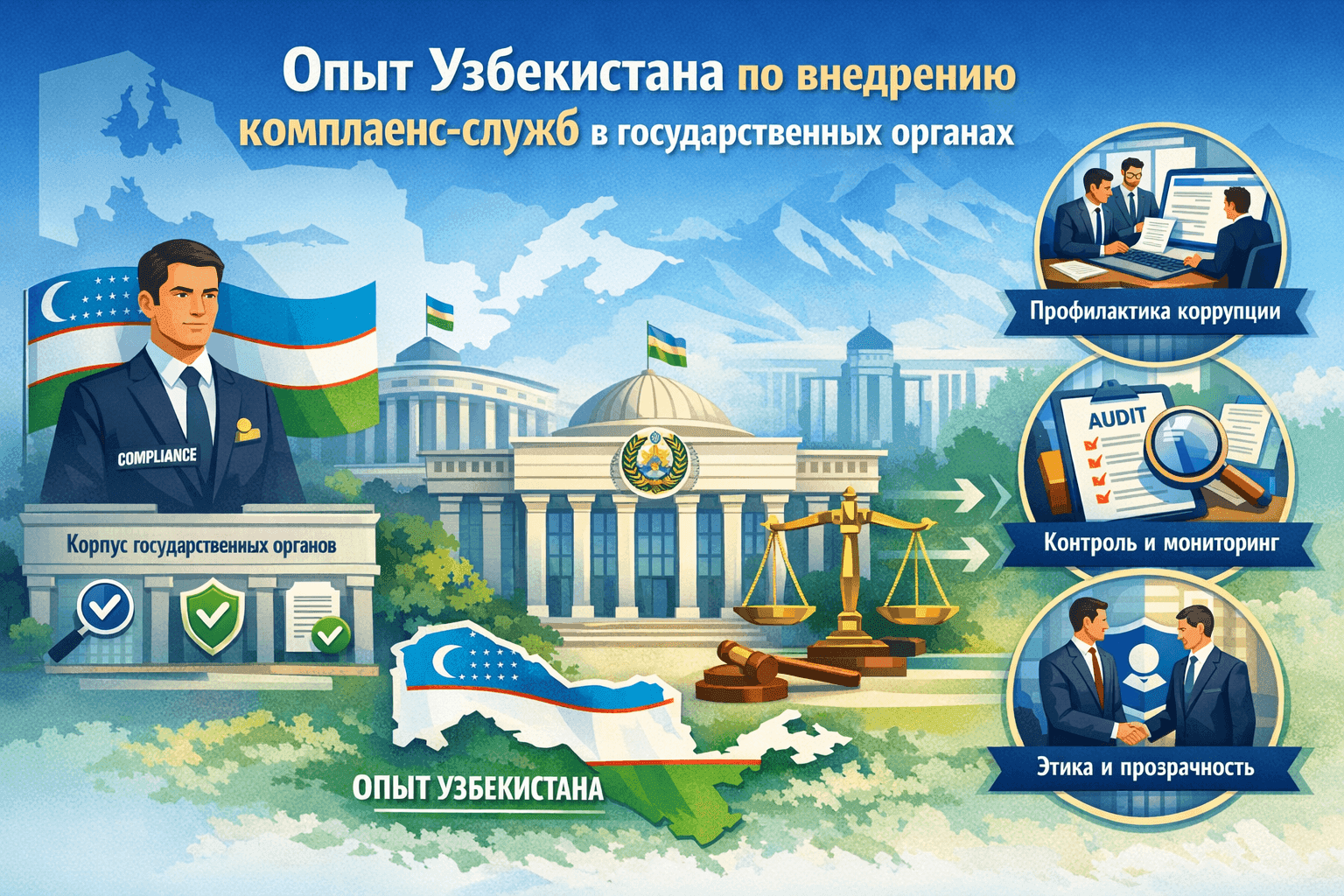 Опыт Узбекистана по внедрению комплаенс-служб в государственных органах 